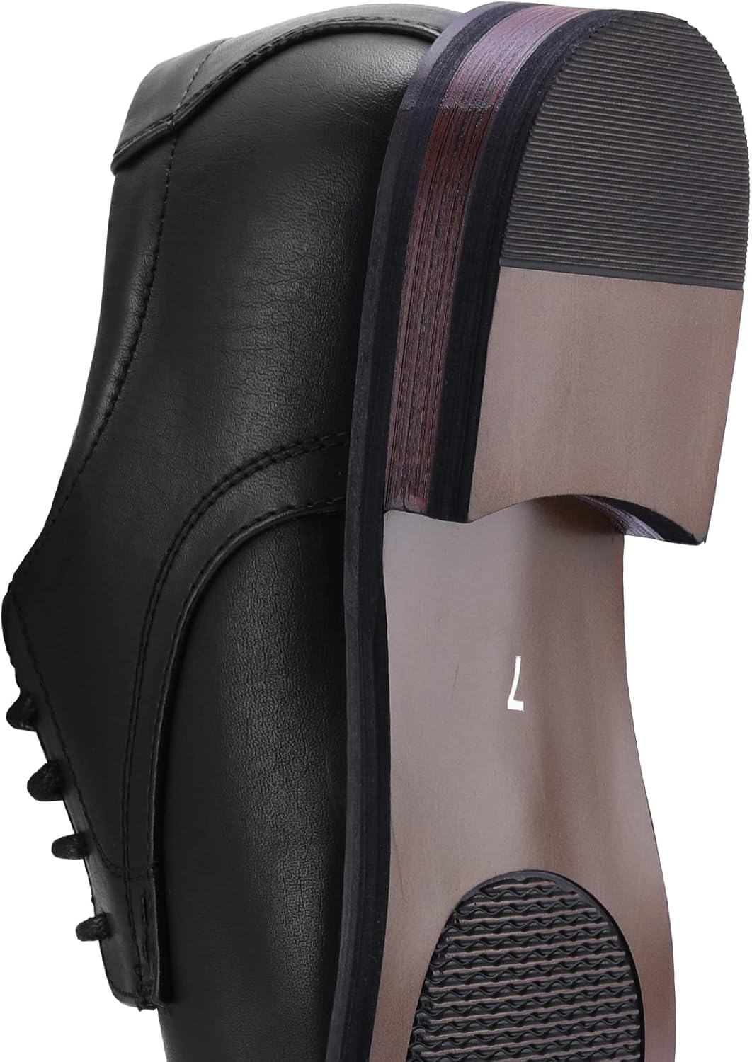 Men's Dress Shoes Formal Business Classic Lace Up Wingtip Oxford Shoes - Image 6