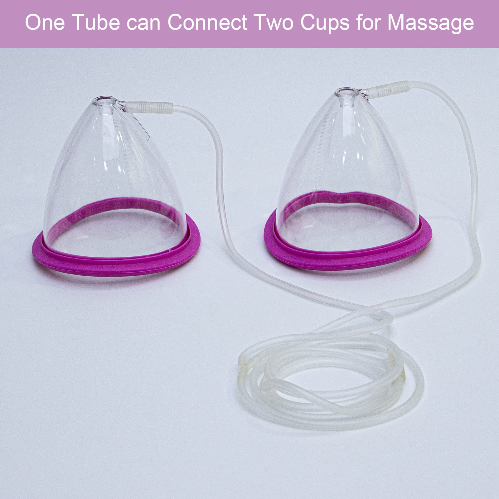 ELITZIA 6x3 trasparente tubo in silicone accessorio per ELITZIA allargamento del seno pompa a vuoto tazze forma di sollevamento del seno macchina digitale seno bellezza salone Spa