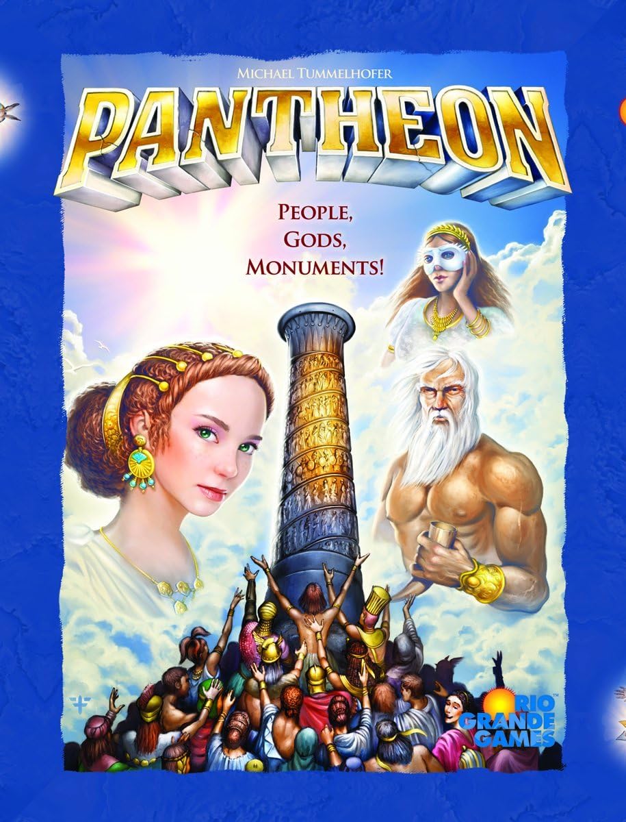 Rio Grande Games Pantheon Strategy Board Game, 2-4 Players, Ancient Civilizations