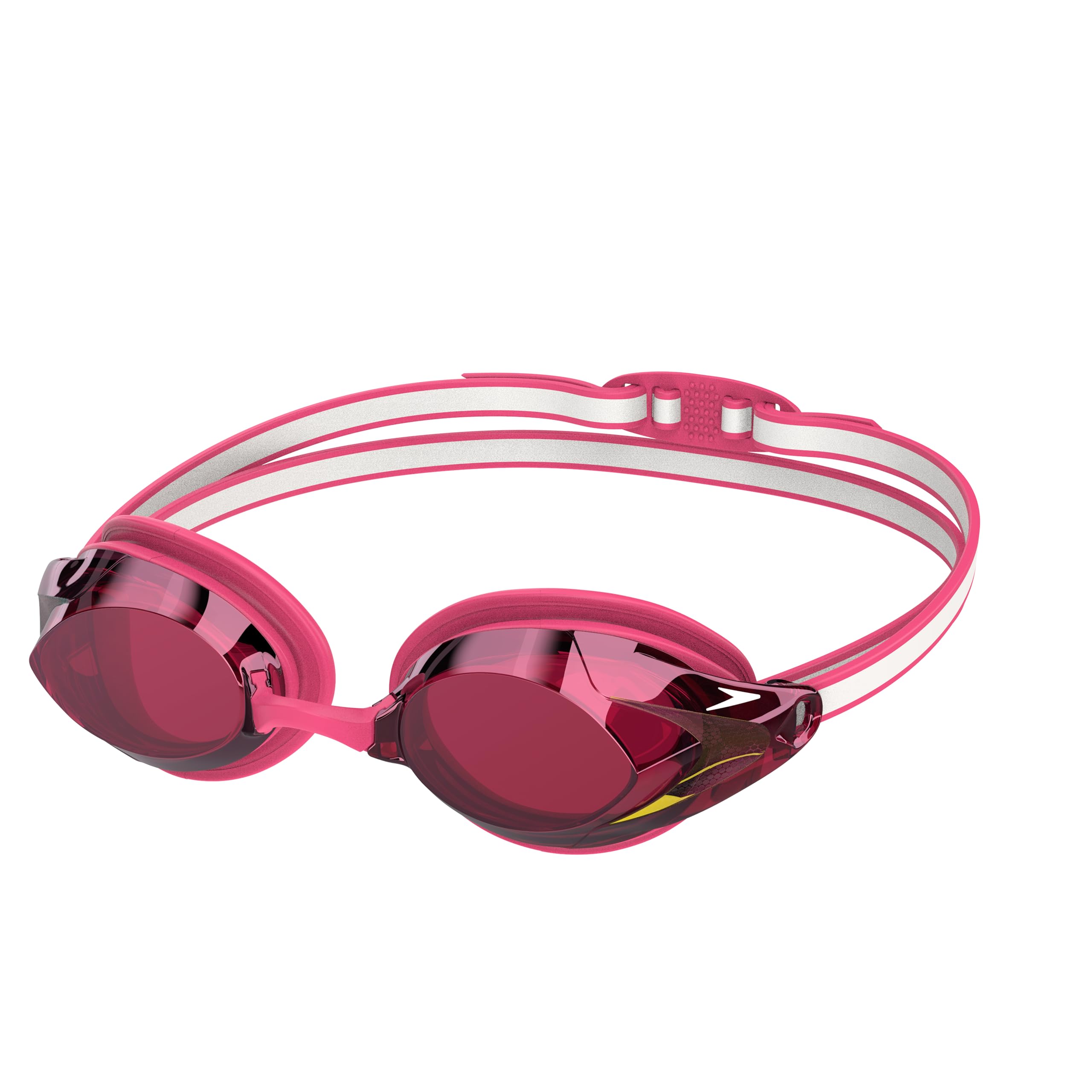Speedo Women's Vanquisher 3.0 Mirrored Swimming Goggles, Margarita Pink/Ablaze/Punch Mirror, One Size