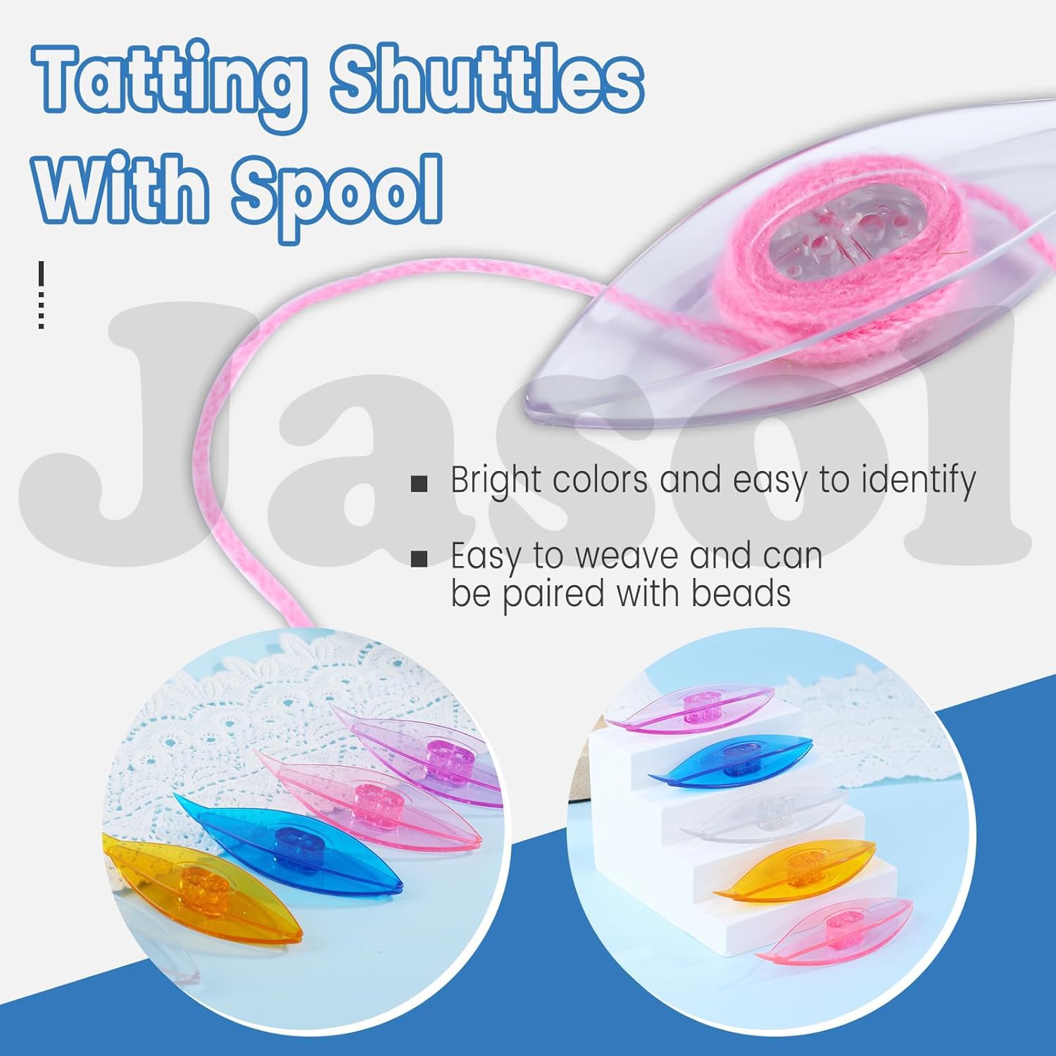 Tatting Shuttle Kit - Learn Lacemaking! -3