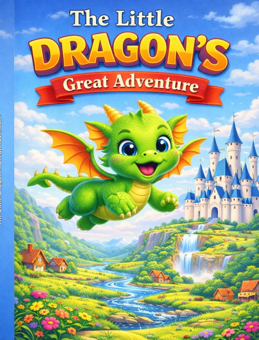 The Little Dragon’s Great Adventure: Coloring Book for Kids Ages 3–7 ,Fun & Easy Coloring Pages for Kids