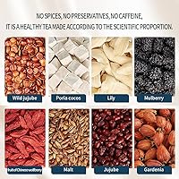 Vista 2 de DOZO Núcleo de azufaifo agrio Poria Cocos Té para dormir 8.46 oz240 g Té de buenas noches Semilla de azufaifa agria Lily Poria Malta de morera