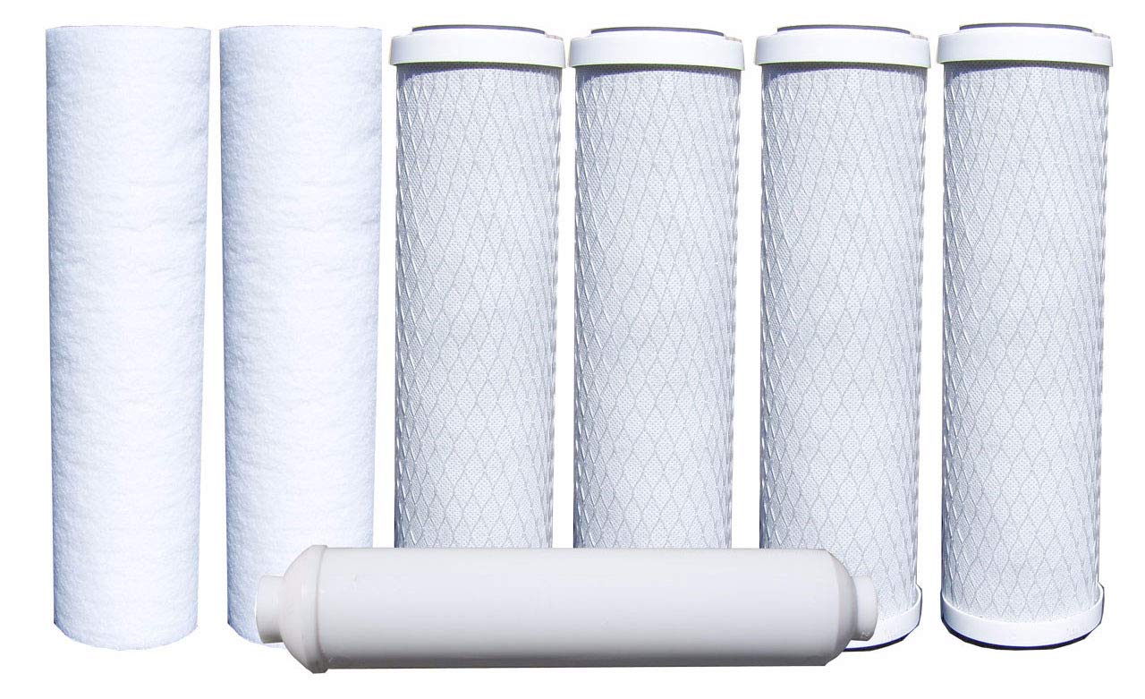 Watts Premier Annual 7-Pack Standard Water Filter Replacement Kit for RO-TFM-5SV WP-ST6DM WP-5 WP5-50 Reverse Osmosis System 2