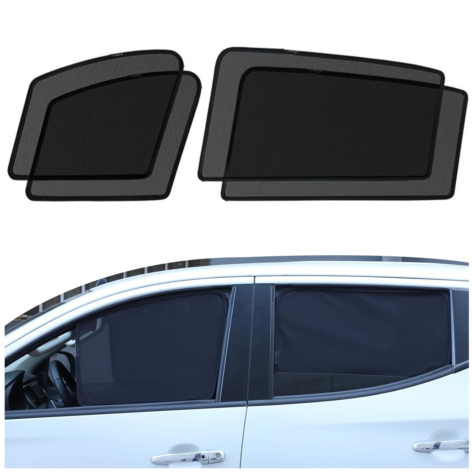 値下げ❗️アクア用、レーザーシェード日除、車中泊、メッシュサンシェード 5枚セット Amazon | トヨタ アクア 10系専用メッシュサイド サンシェード AQUA