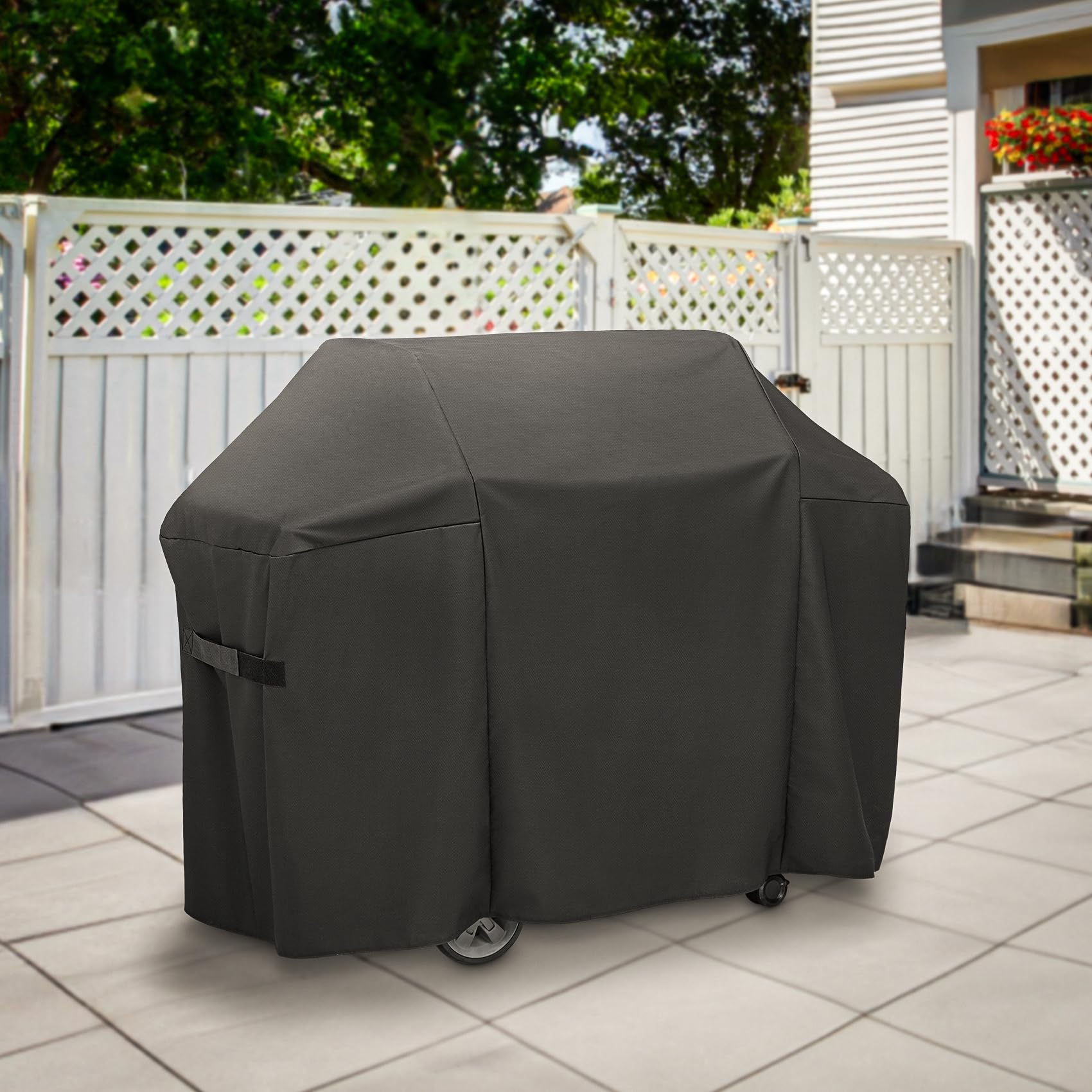 onlyfire Cover Copertura per Barbecue (per Weber Genesis & II & II LX 300), Resistente agli Agenti atmosferici, Anti-dissolvenza