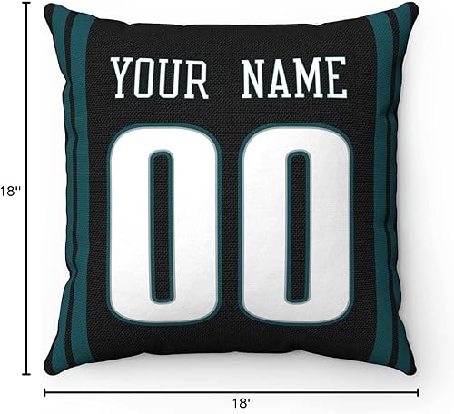 Miniatura 169 de ANTKING 2 paquetes de almohadas personalizadas con cualquier nombre y número para hombres, mujeres y niños Para Cincinnati