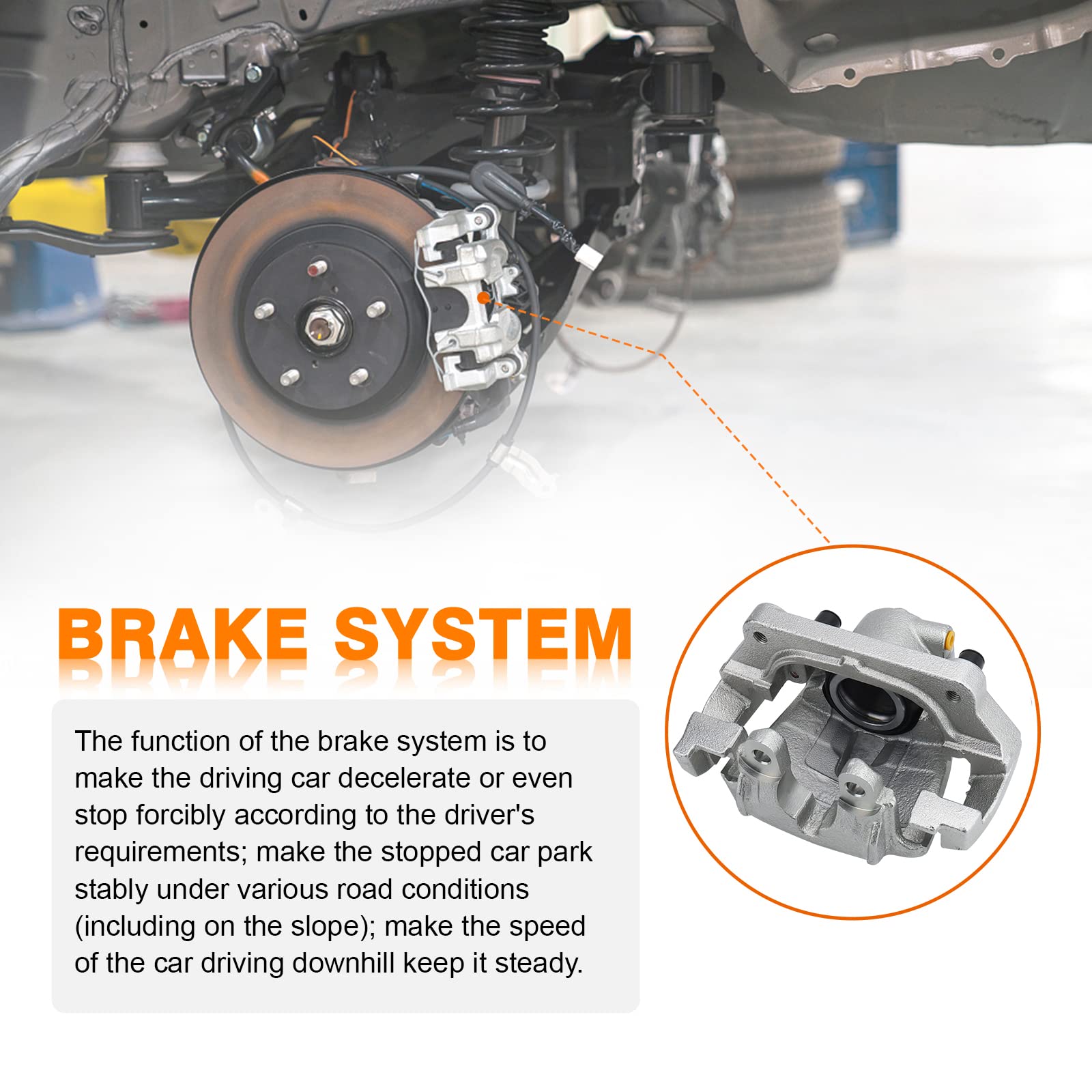 Amazon.com: DRIVESTAR 19B3333 New Front Left Disc Brake Caliper w 