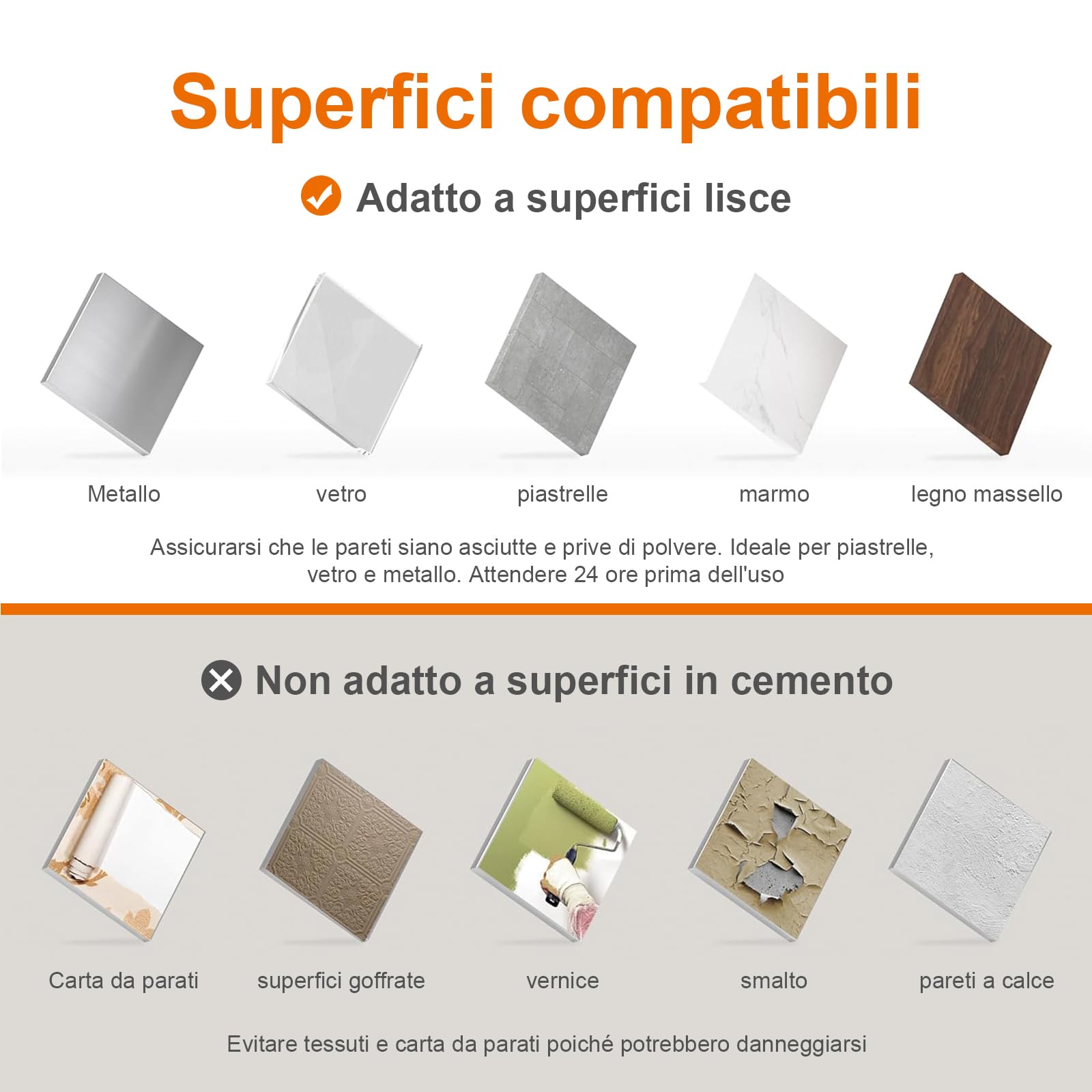 Ibergrif M20407 Supporto per Doccia, Adesivo Staffa Soffione, Doccia Senza Necessità di Trapano, rotazione a 360°, adatta per casa, hotel, bagno