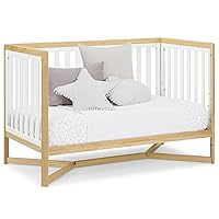 Vista 10 de Delta Children Tribeca - Cuna convertible 4 en 1, color blanco bianca/natural