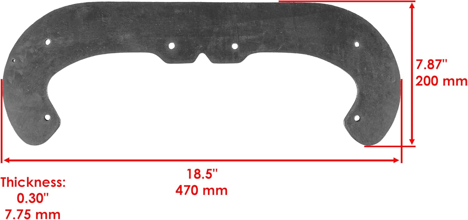 Caltric Rotor Paddles Compatible with Toro 117-7700 1177700 18" Power Clear Snow Throwers 2X