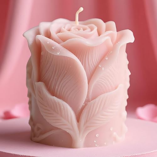 Miniatura 8 de Moldes de cilindro de belén de ala de ángel, molde de vela en espiral de onda de silicona, moldes de fundición de resina de silicona para velas