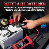 Car Battery Charger 12 V 6 A, HAUSPROFI Car Battery Charger with Repair Function & Winter Mode, Trickle Charger for Car, Motorcycle, AGM, Gel Battery - 7