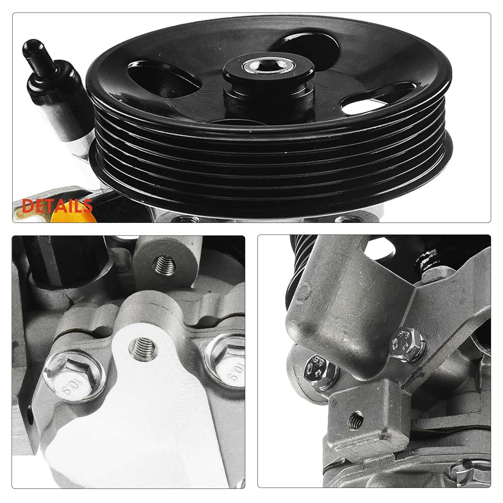 Frankberg Bomba servo bomba de dirección asistida Compatible con Tucson JM Cerato Berlina LD Cerato LD Replace# 57100-2E300,57100-2E200