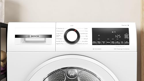 Bosch WQG24502FR, Série 6, Sèche linge, Pompe à chaleur, 8 kg, Blanc - 2