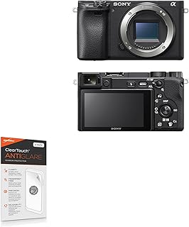 BoxWave Screen Protector Compatible With Sony Alpha a6400 (Screen Protector by BoxWave) - ClearTouch Anti-Glare (2-Pack), Anti-Fingerprint Matte Film Skin for Sony Alpha a6400