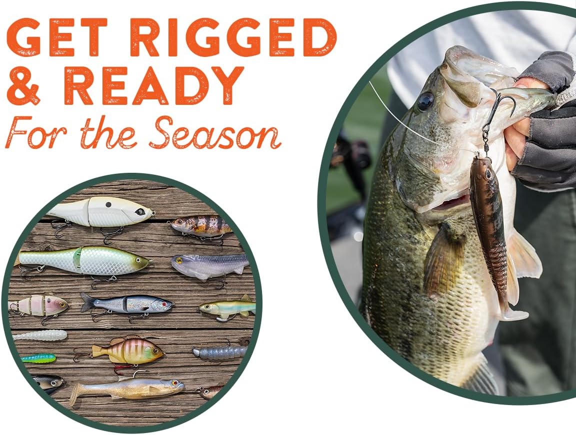 Mystery Tackle Box Swimbaits Fishing Kit – 5-7 Swimbaits Plus Bonus Fishing Decal – Bass, Freshwater & Multi-Species Lures