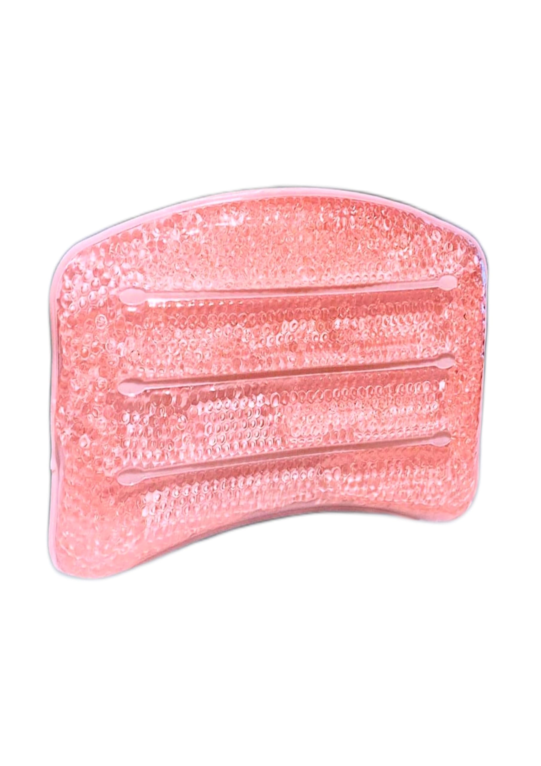 Pink Cooling Gel Bath Pillow | Soothing Gel Bathtub Pillow | Great for Relaxation, Head & Neck Support | Perfect Bath Pillow for Bathtub, Hot Tub & Home Spa | Fits Easily in Any Size of Tubs & Jacuzzi