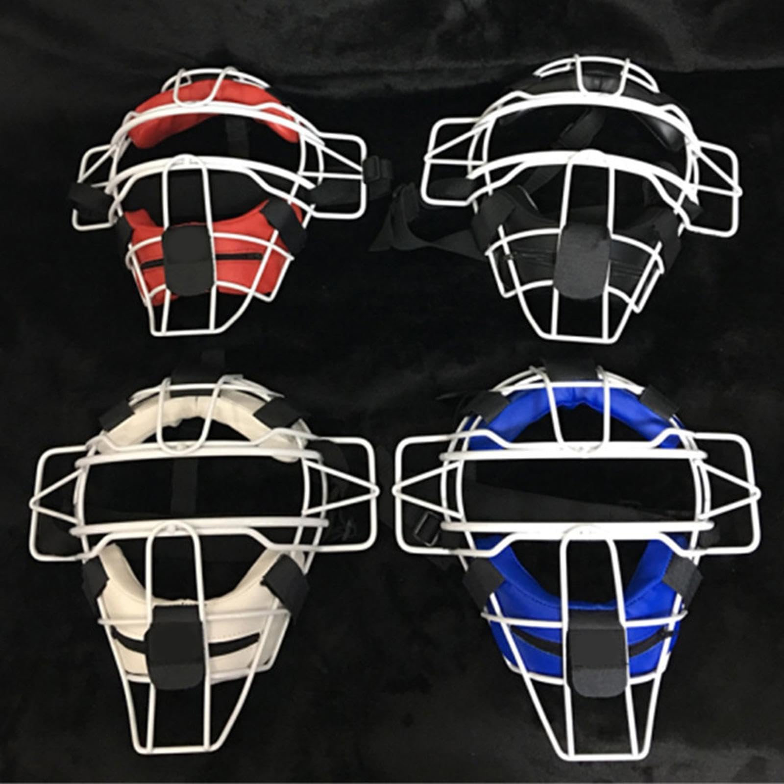 Baoblaze Catcher de Béisbol con Casco de Alambre Y Máscara para Softball