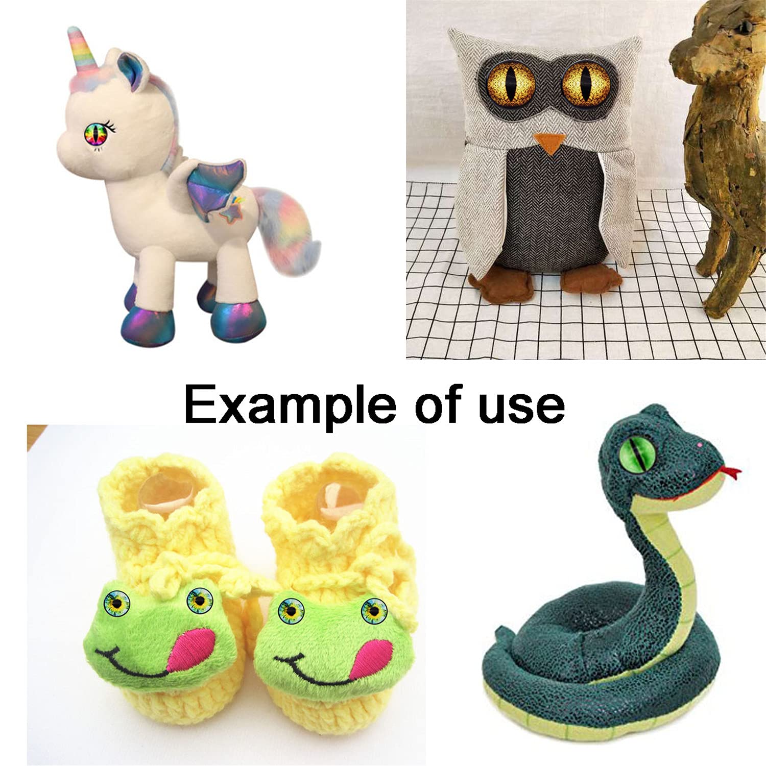 15 Paar Knopfaugen 8 Mm – Zum Aufnähen Für Amigurumi, Stofftiere, DIY, Basteln