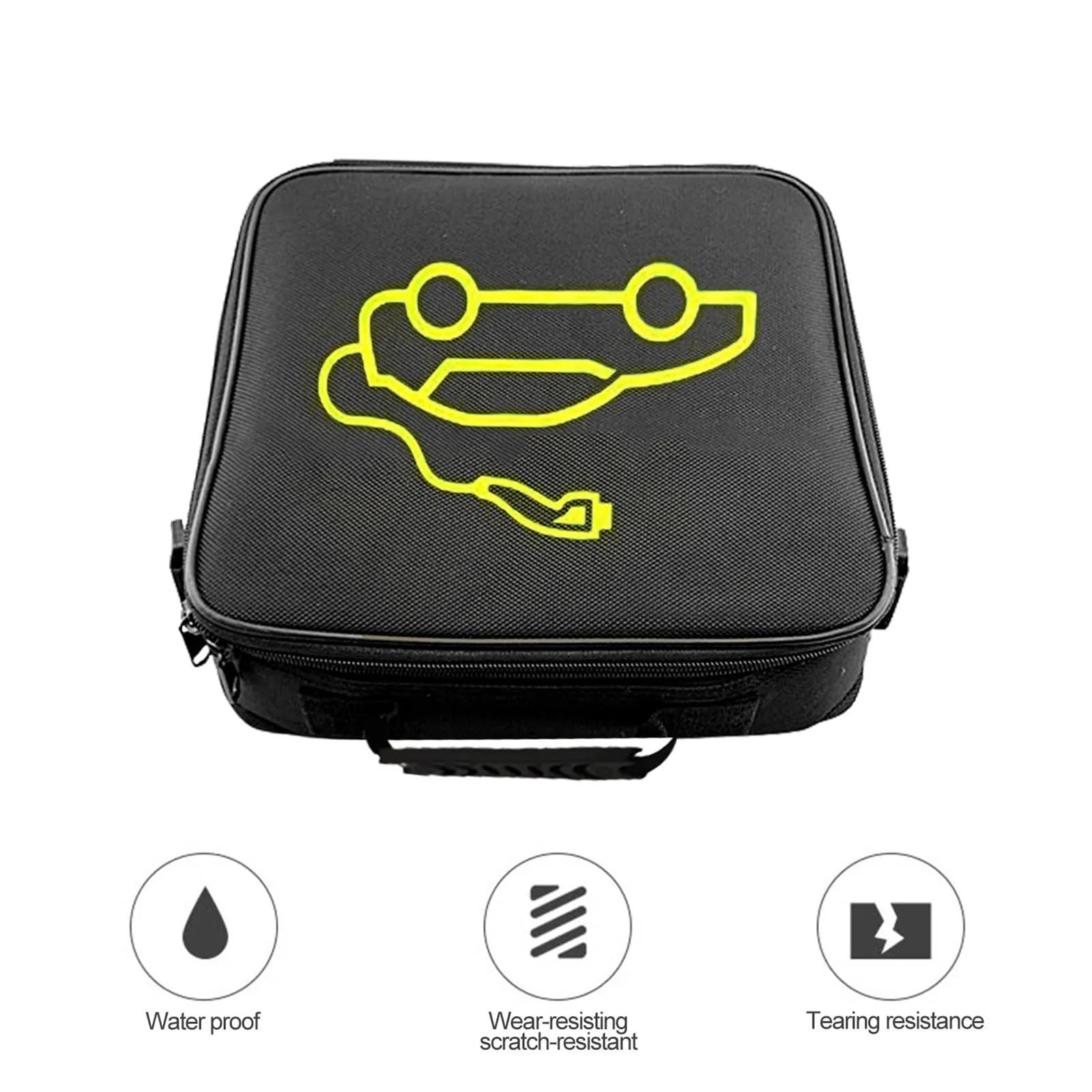 Borsa Per Cavo Di Ricarica Per Auto Sacchetto for cavi di avviamento for batteria di veicoli elettrici, ignifugo, organizer for riporre armi ricaricabili for auto elettriche, cavi di ricarica, tubi fl