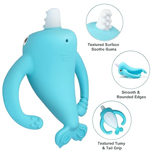 Miniatura 4 de Best Baby Toy for 4Months Baby, Baby Teething Toys for 3-6 6-12 Months, Teething Relief Toys, Food Grade Silicone Montessori Baby Teether Toy for