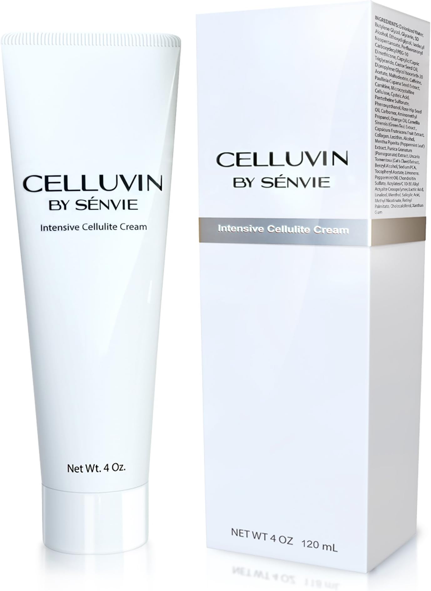 Anti Cellulite Cream Caffeine & Retinol Made with Natural & High Quality Ingredients Works Great with Derma Rollers, Cellulite Brushes & Cellulite Massagers, 4 oz