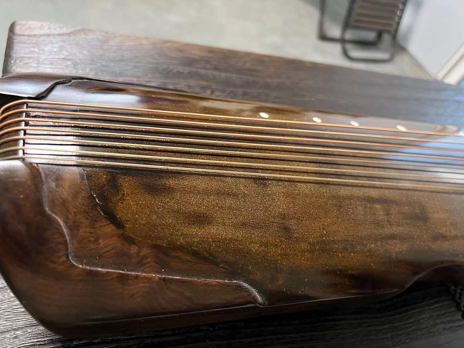 LANDTOM High-Level/concert level pure handmade Fuxi style Fir(杉木）Guqin/Chinese zither