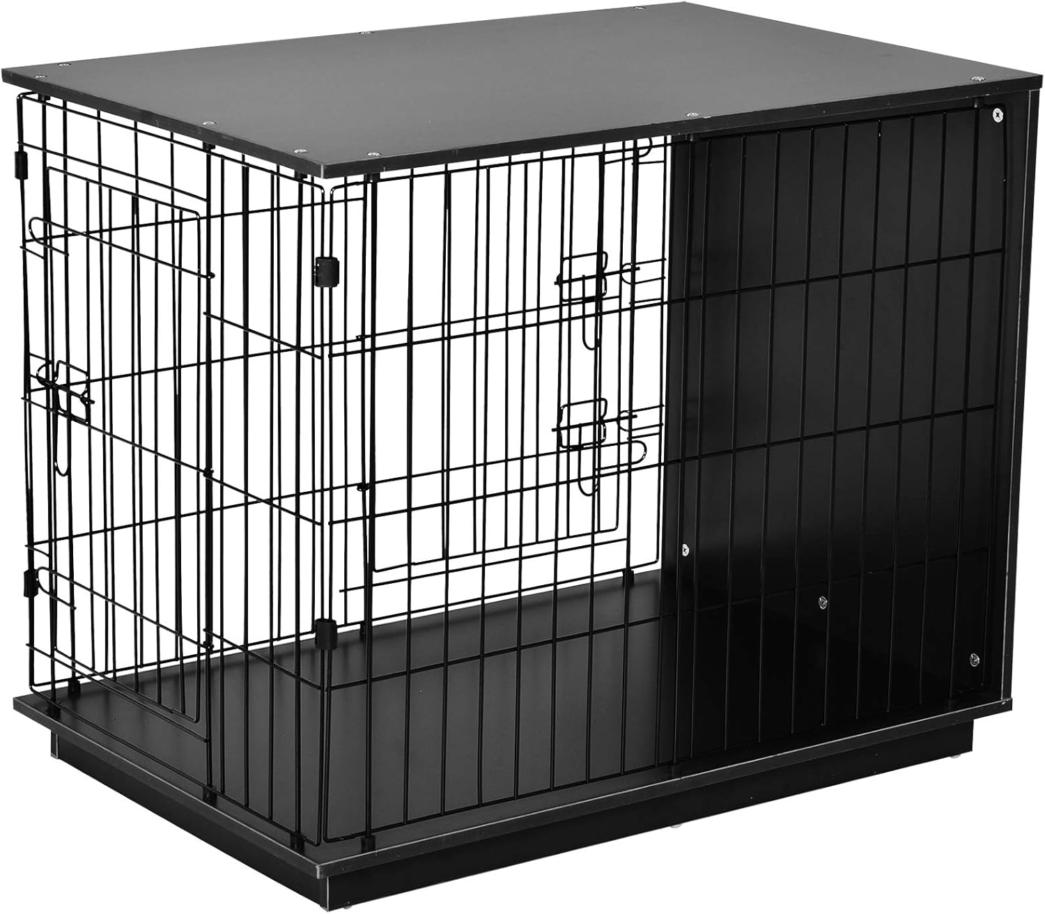 round dog cage