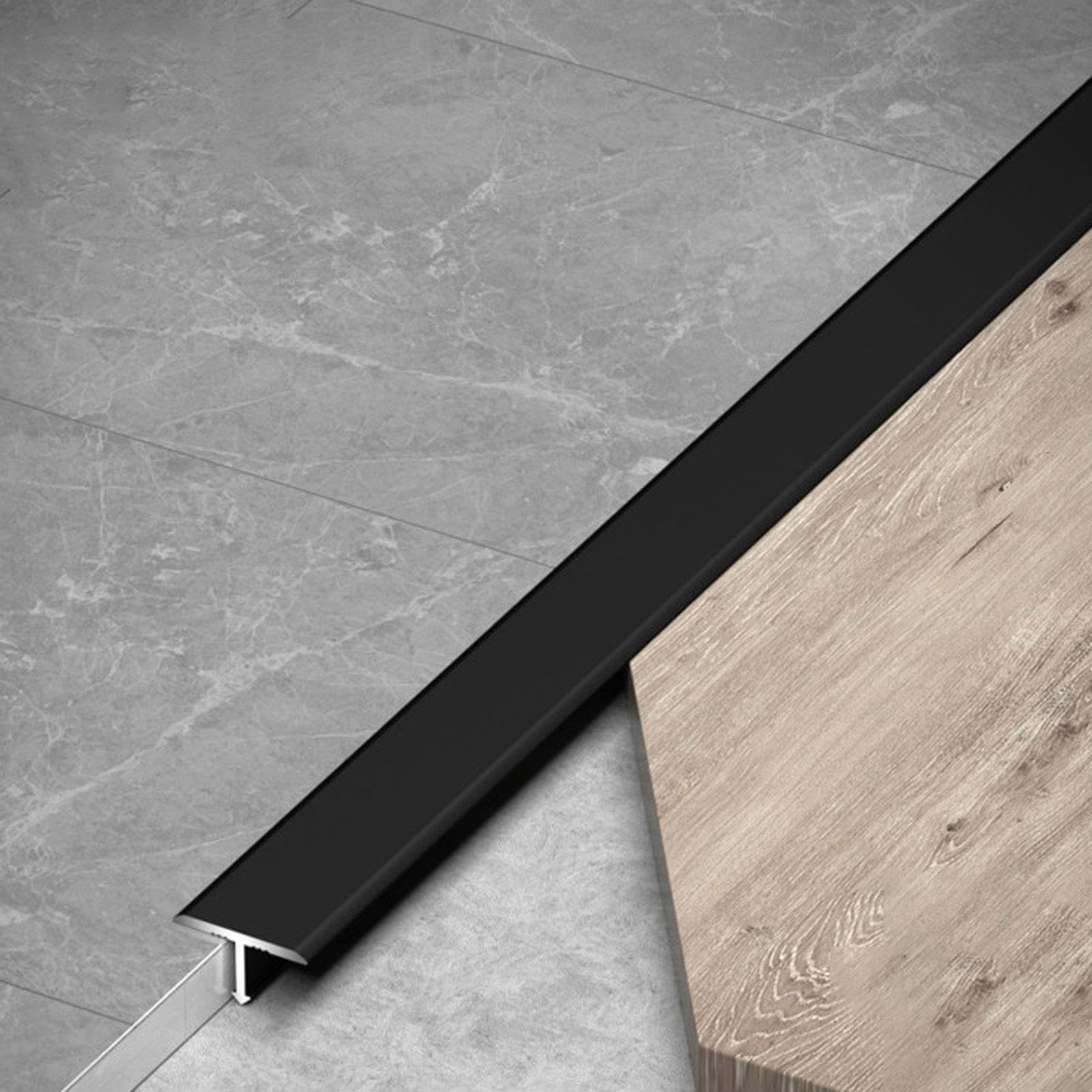 Profilé en T pour Sol Stratifié, Parquet, Bande de Transition Sol
