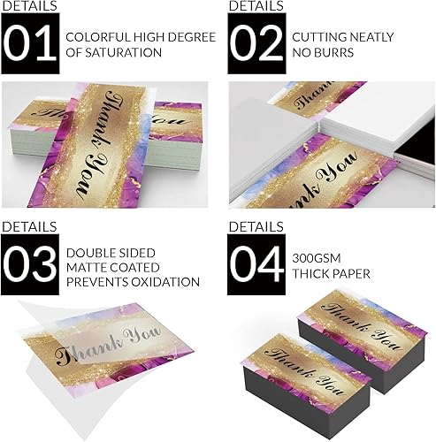 Vista 39 de Tarjetas de visita personalizadas, 100 tarjetas de visita de impresión de doble cara, personalizadas con tu logotipo, tarjetas personalizadas de 3.5