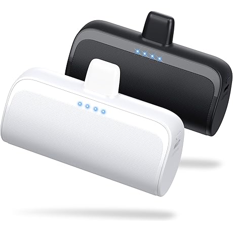 [2 Pack]Small Phones Mini Portable Charger