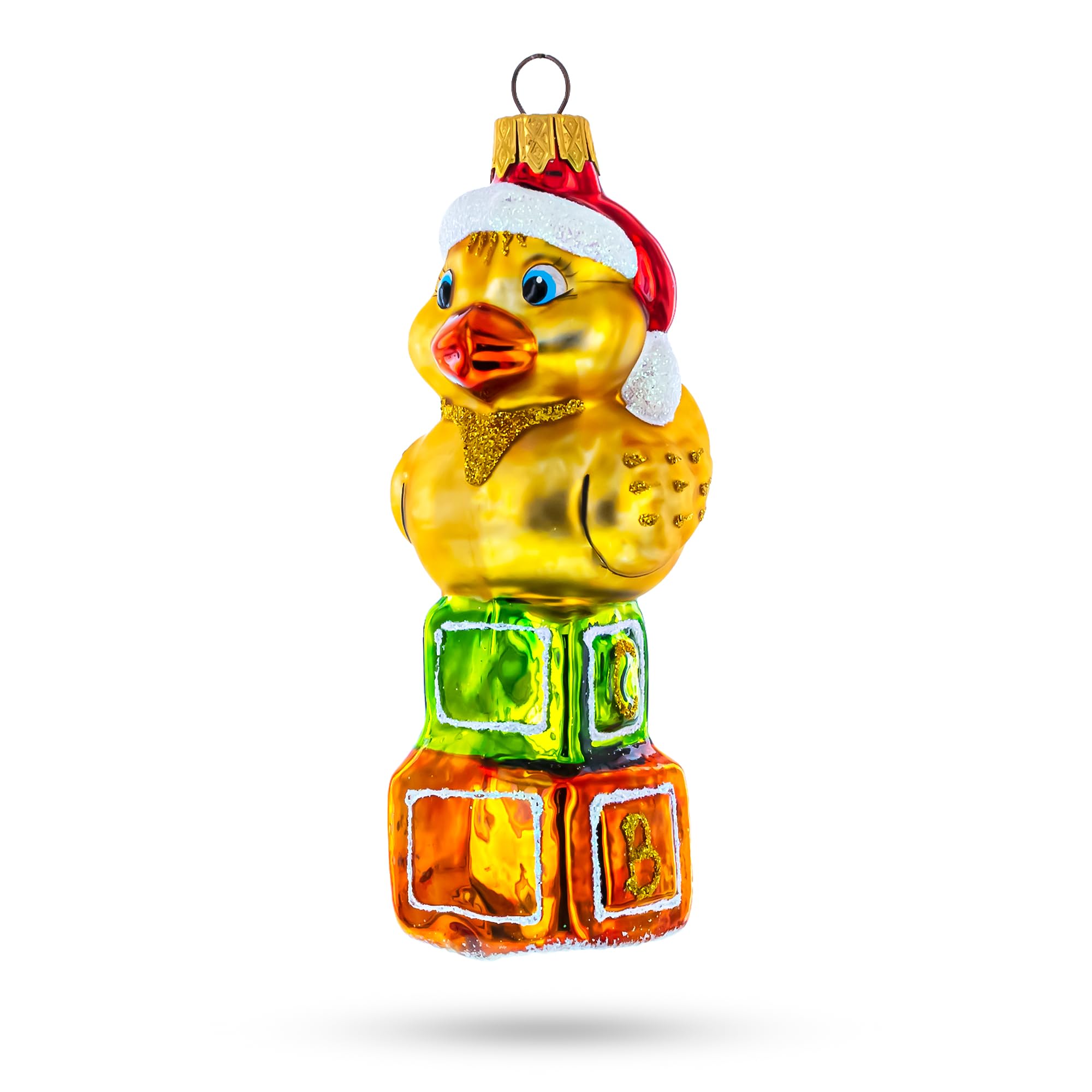 Canard sur blocs alphabet BestPysanky cadeau Noël original