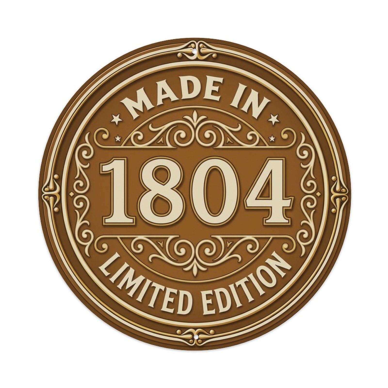 Made In 1804 Limited Edition Metal Tin Sign