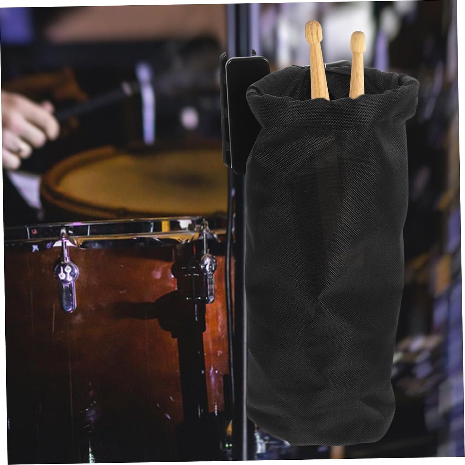 VICASKY Drum Stick Storage Bag Drumsticks Case Drumstick Holder Bag Drum Stick