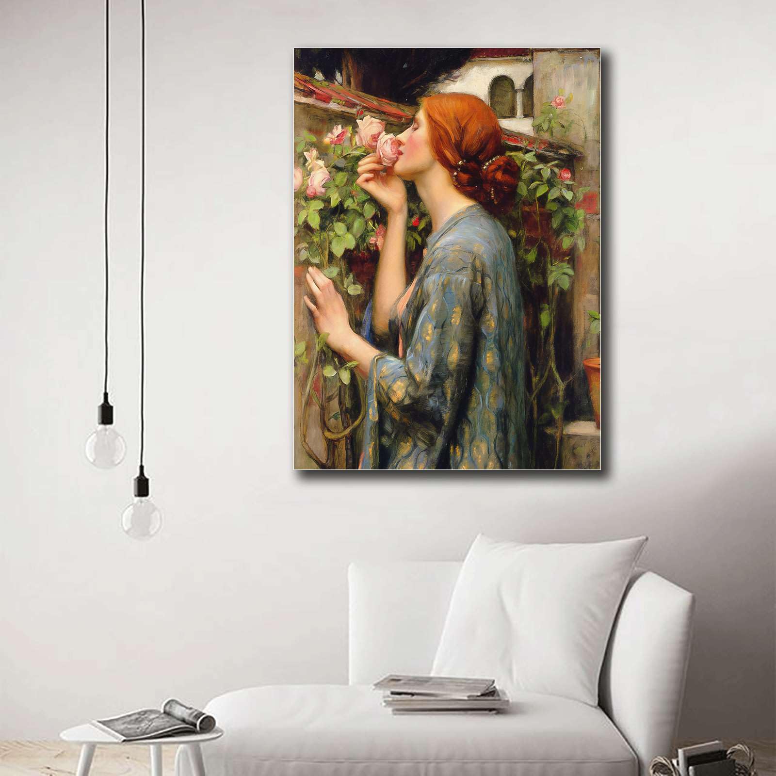 Amazon.com: SENLYCH Poster Wall Art Print The Soul of the Rose