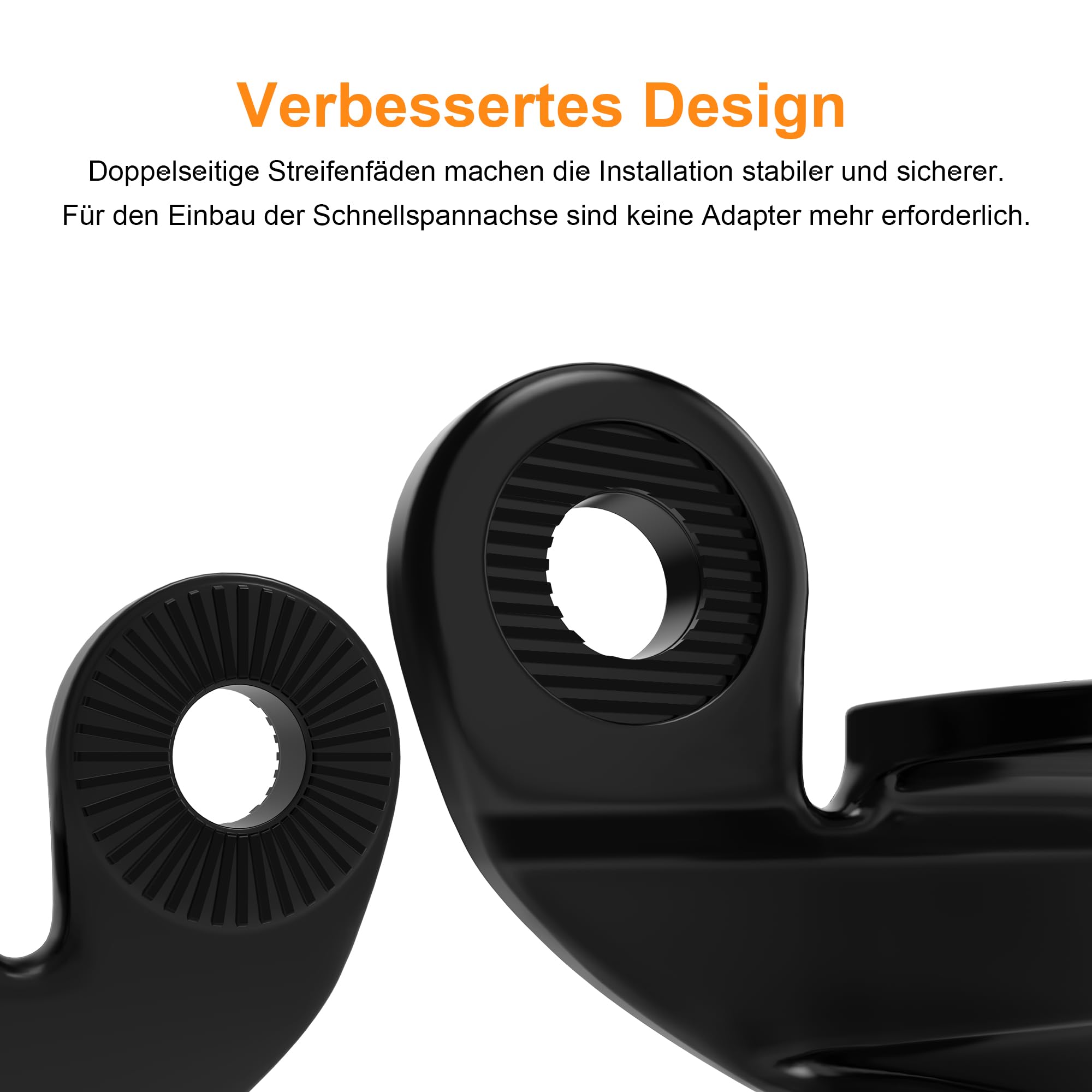 NICEDACK T33-hei fietsaanhangerkoppeling voor Qeridoo Model 2017, zwart - 1 stuk, gezinnen met kinderen