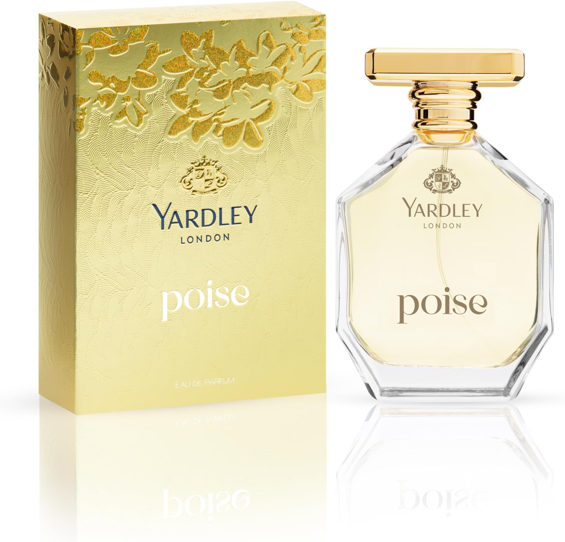 Yardley Poise Perfume for Refined Woman - 100 ml Oriental Fragrance | Sparkling & Spicy Notes | Eau De Parfum