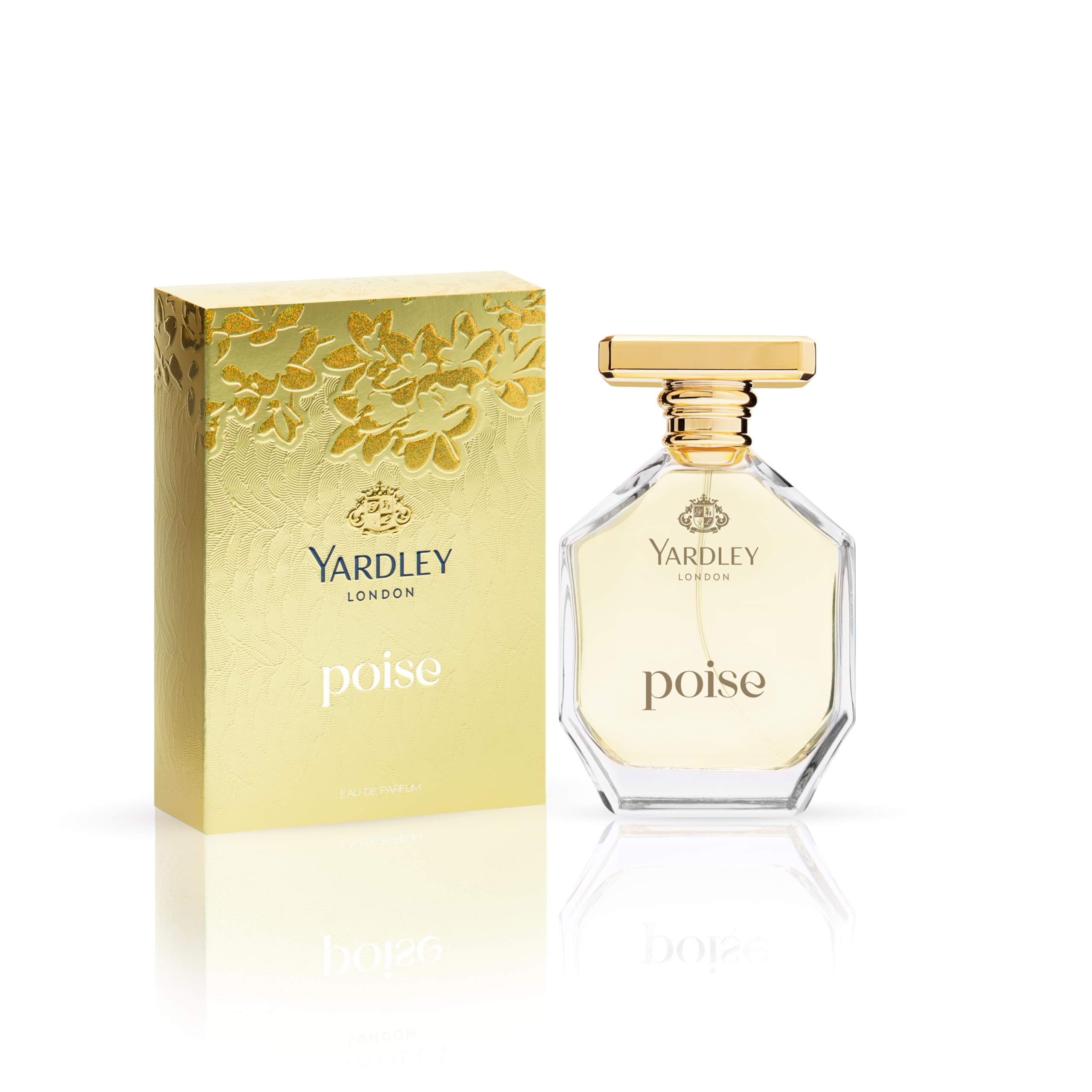 Yardley Poise Perfume for Refined Woman - 100 ml Oriental Fragrance | Sparkling & Spicy Notes | Eau De Parfum