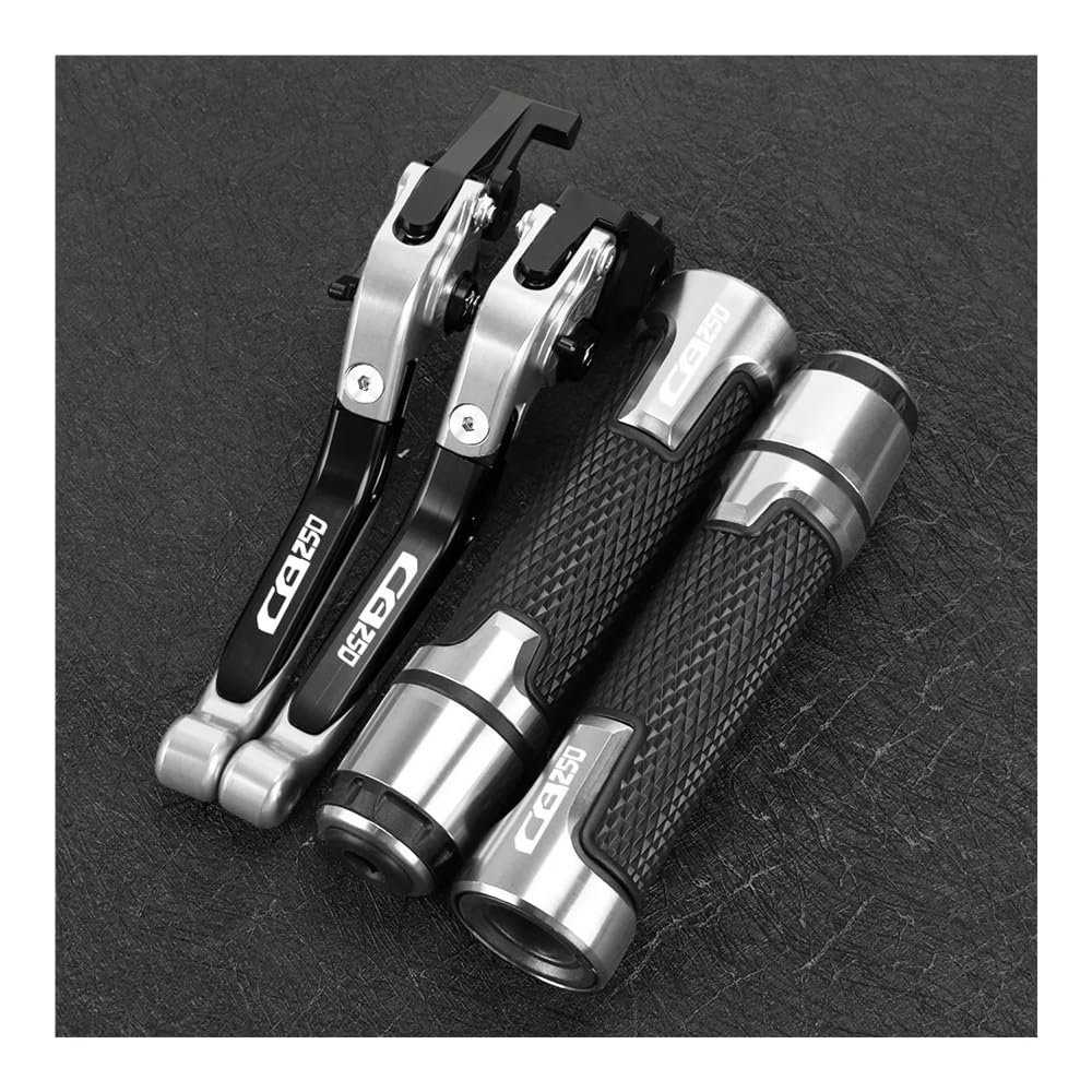 Gfjvcgjru Red Motorcycle Brake Clutch Levers For Ho&N&Da Cb250 Twister Cb 250 2020 Motorcycle Accessories Aluminum Adjustable Clutch Brake Lever Handlebar Grips Ends