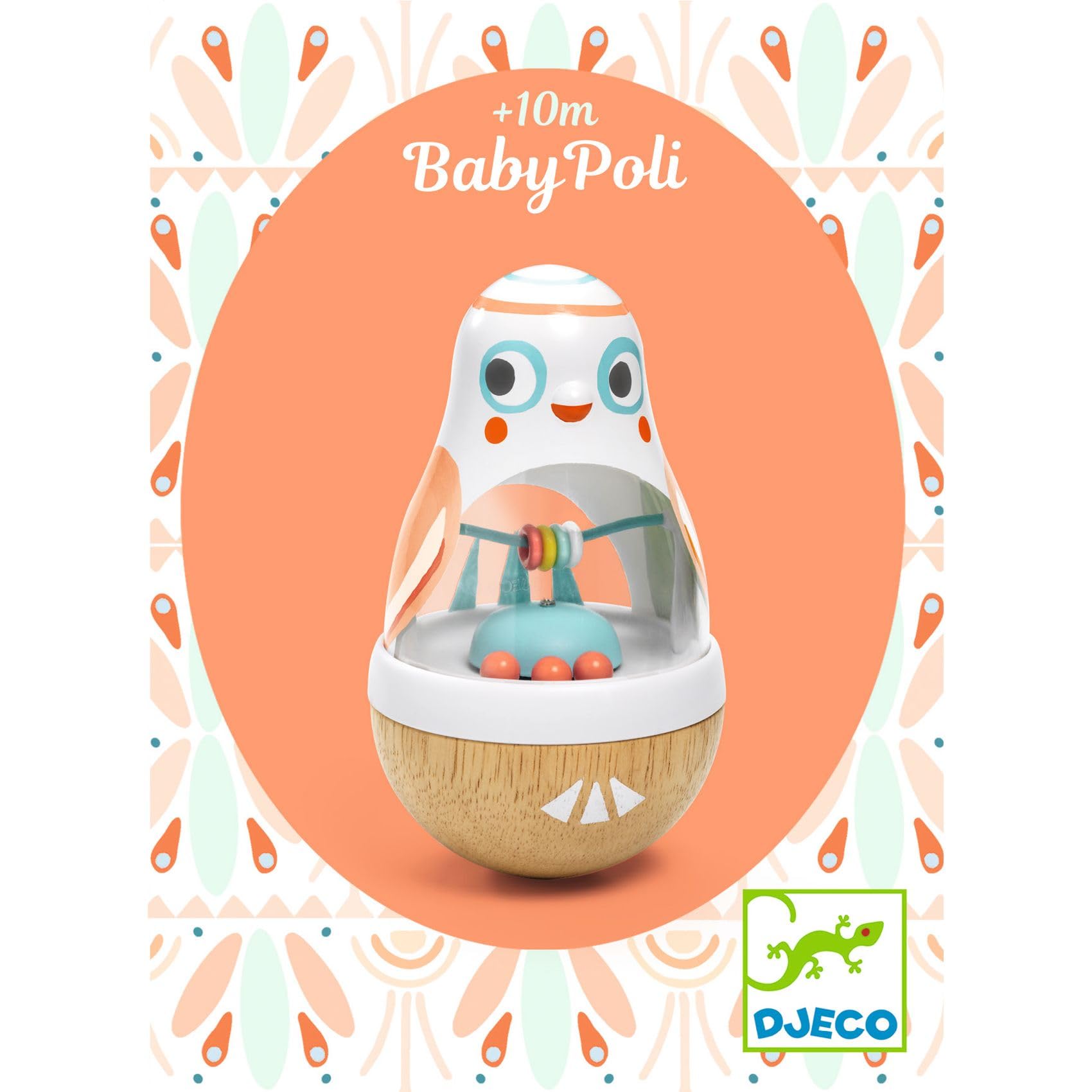 Djeco DJ06110 Baby White Boîte à Musique Mixte - Cadeau Naissance Et Premier Jouet