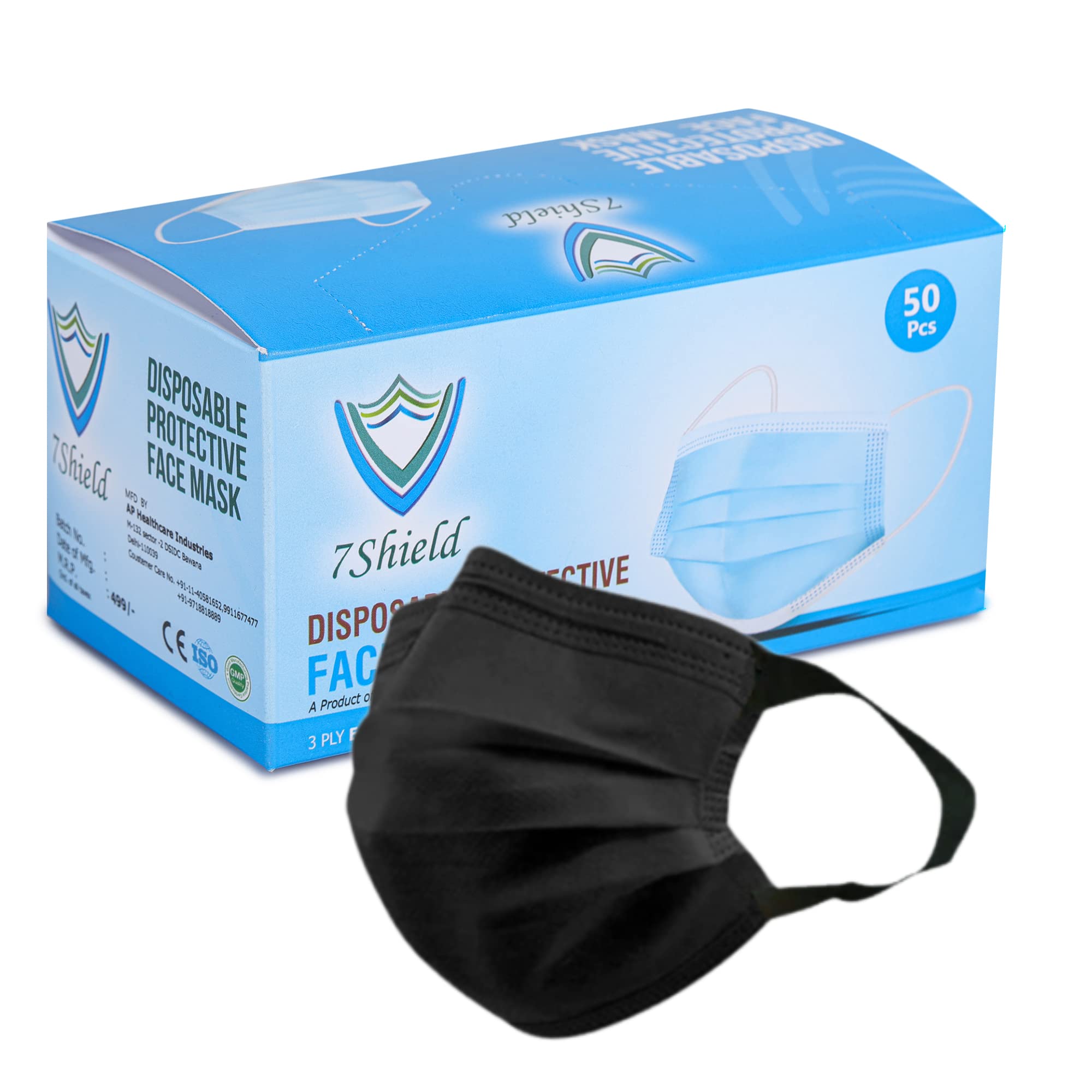 See full amazon price history chart for 7Shield Disposable Surgical 3Ply Unisex Mask - Ultra Soft Fabric Wide Ear Loop, Comfortable, Inbuilt Plastic Coated Nose Pin, CE and ISO Certified, Convenient Box Pack (Black-200 pcs) 7Shield Disposable Surgical 3Ply Unisex Mask - Ultra Soft Fabric Wide Ear Loop, Comfortable, Inbuilt Plastic Coated Nose Pin, CE and ISO Certified, Convenient Box Pack (Black-200 pcs) (B09NZST4DC) Amazon Price History, Amazon Price Tracker