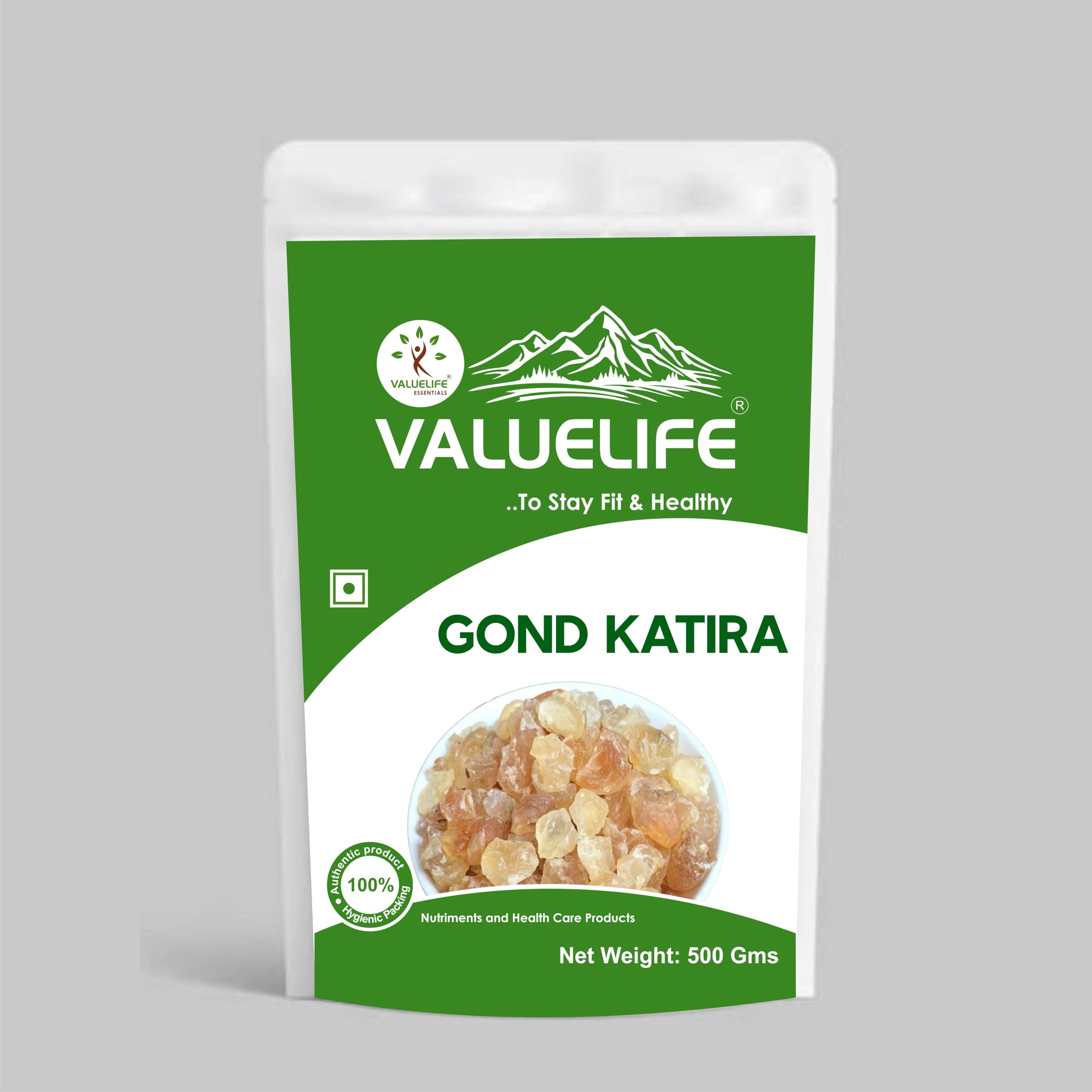 Value Life 100% Natural Gond Katira (Badam Pisin) | Edible Tragacanth Gum | Soaking Crystals for Summer Beverages | 250G-image-33