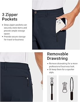 Amazon.com: SPECIALMAGIC Golf Pants Men Stretch Slim Fit 5 Pockets