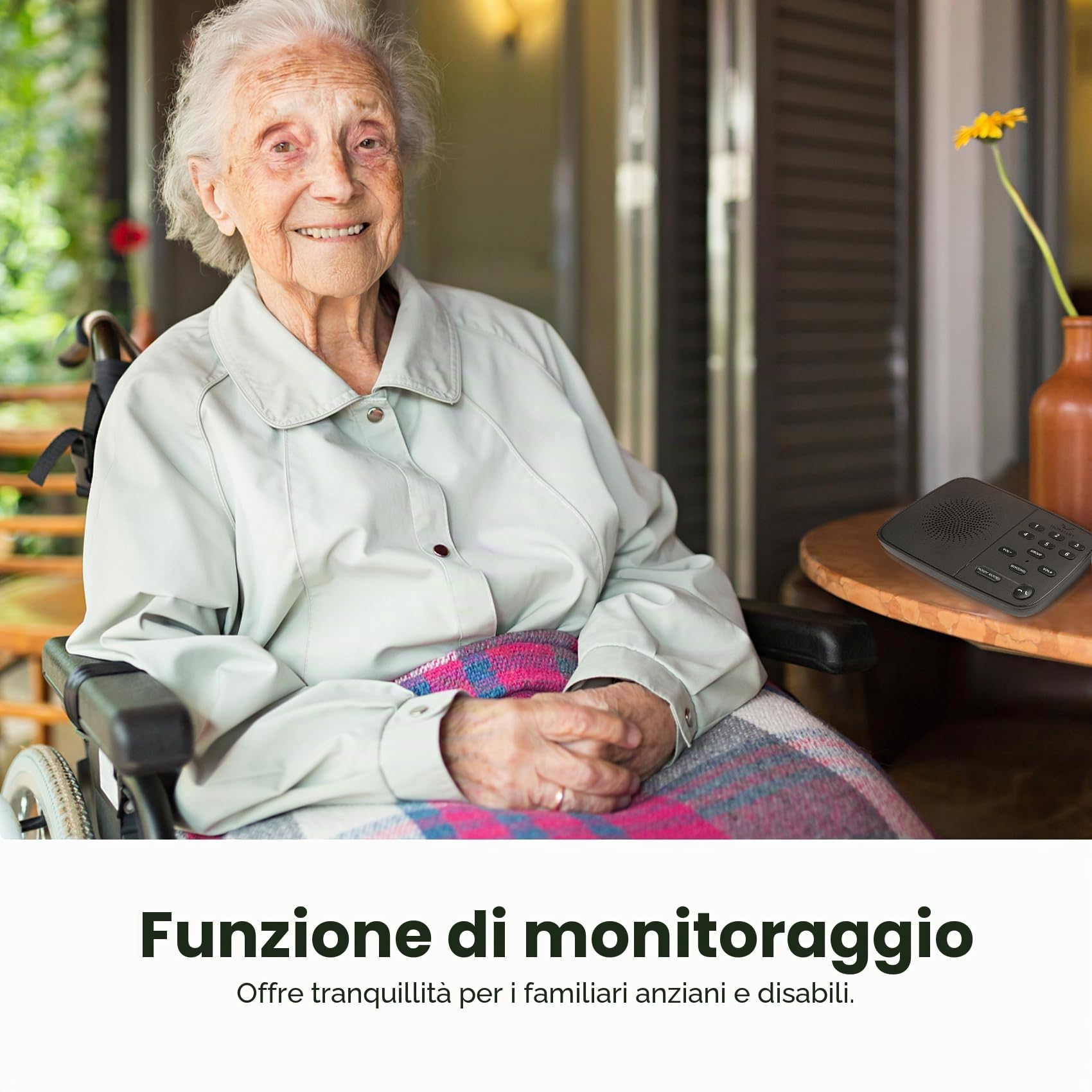 Hosmart UltraSpeak Intercoms Wireless Casa Full Duplex, Portata 1200 piedi Sistema Intercom bidirezionale in tempo reale (3 confezioni)