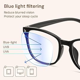 Gaoye Stylish Blue Light Glasses for Woman - Computer Glasses for Blue Light Blocking - Lightweight Frames - 3 pack