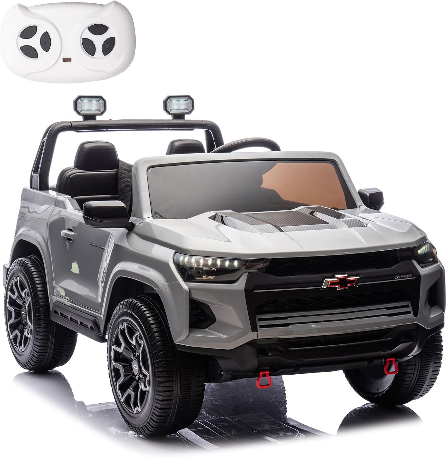 24V 2 Seater 4WD Ride On Toy Car,Ride on Truck with Remote Control, Electric Toy Ride On Vehicle for 3+ Years Kids(Pink)