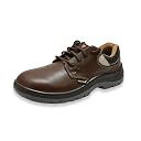 Contablue W202 Safety Shoes for Men | ISI Certified | Genuine Leather Steel Toe | Shock Resistant, Chemical & Oil Resistant, Anti-Skid | ISI Marked Work Shoes for Industrial, Construction, Manufacturing & Logistics | (Brown, UK Footwear Size System, Adult, Men, Numeric, Narrow, 8) gallery image