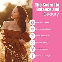 Vista 4 de Myo& D-Chiro - Suplemento de inositol, con folato y vitamina D, proporción 40 a 1, incluye DHEA, ayuda en el equilibrio hormonal, función ovárica