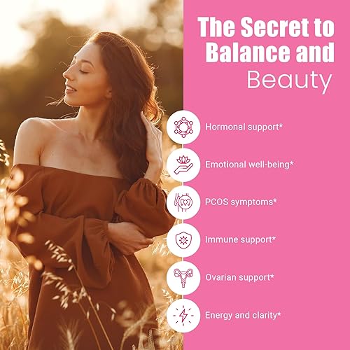 Miniatura 4 de Myo& D-Chiro - Suplemento de inositol, con folato y vitamina D, proporción 40 a 1, incluye DHEA, ayuda en el equilibrio hormonal, función ovárica,